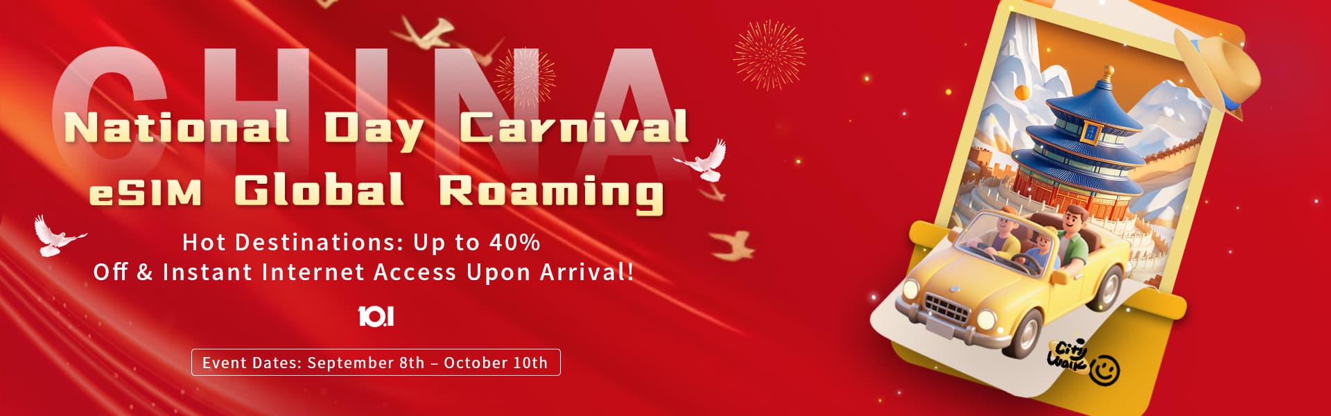 National Day Carnival eSIM Global Roaming